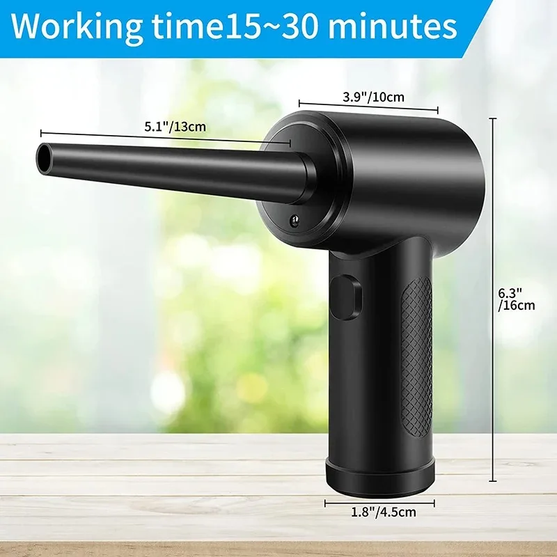 Xiaomi Rechargable Wireless Air Duster 51000 RPM USB Compressed Air Blower Dust Blowing Gun For PC Laptop Car Keyboard Cleaning