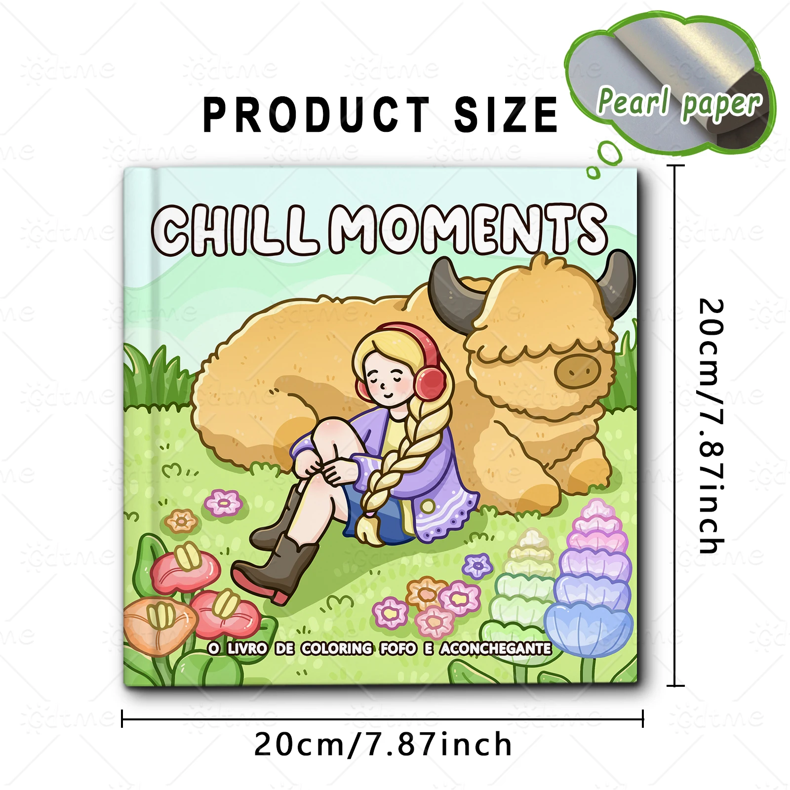 CHILL MOMENTS Bold-easy Patterns Coloring Book for Adults Cute Drawing Book Perfect Gift for Party and Birthday