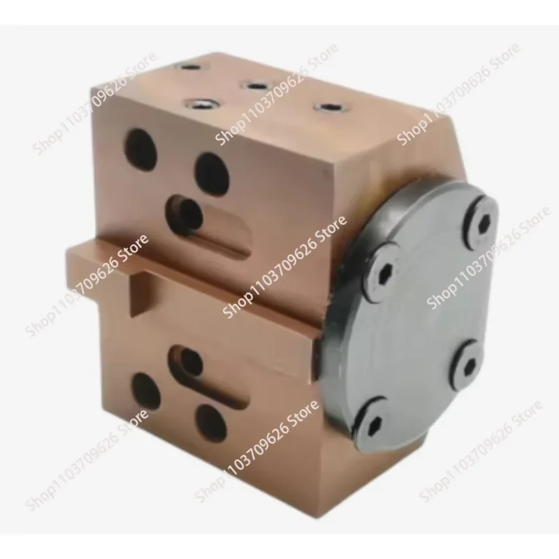 CNC Slant Rail Lathe Turret Tool Block, U Drill Tool Holder With Internal Water Outlet for Boring & End Face Machining
