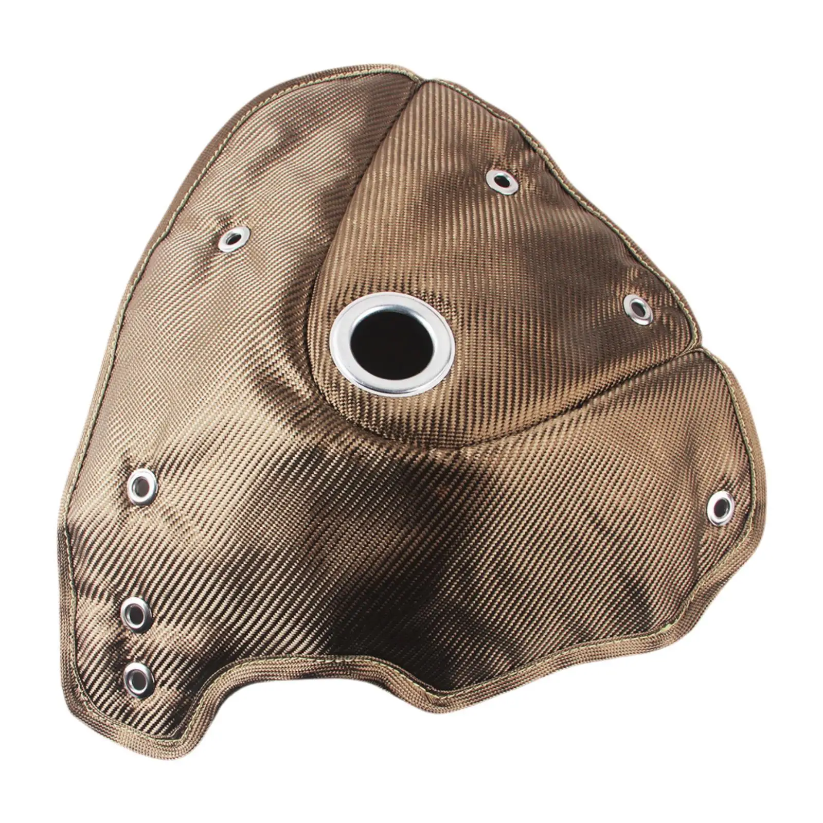 ผ้าห่มเทอร์โบอุปกรณ์เสริมในรถยนต์ไทเทเนียมฝาครอบหมวกรถหมวกสะดวกติดตั้งง่ายโล่ความร้อนเทอร์โบสําหรับ N14 N18