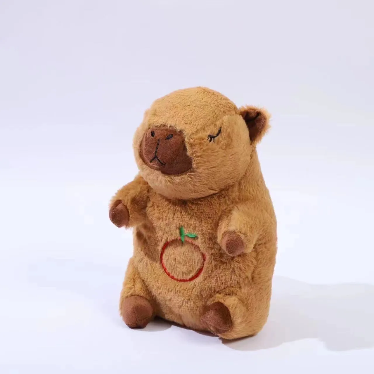 Juguete de perezoso de respiración para recién nacido, muñeco de peluche relajante Capybar, compañero de sueño para bebé, muñeca ligera Musical, regalo de Navidad