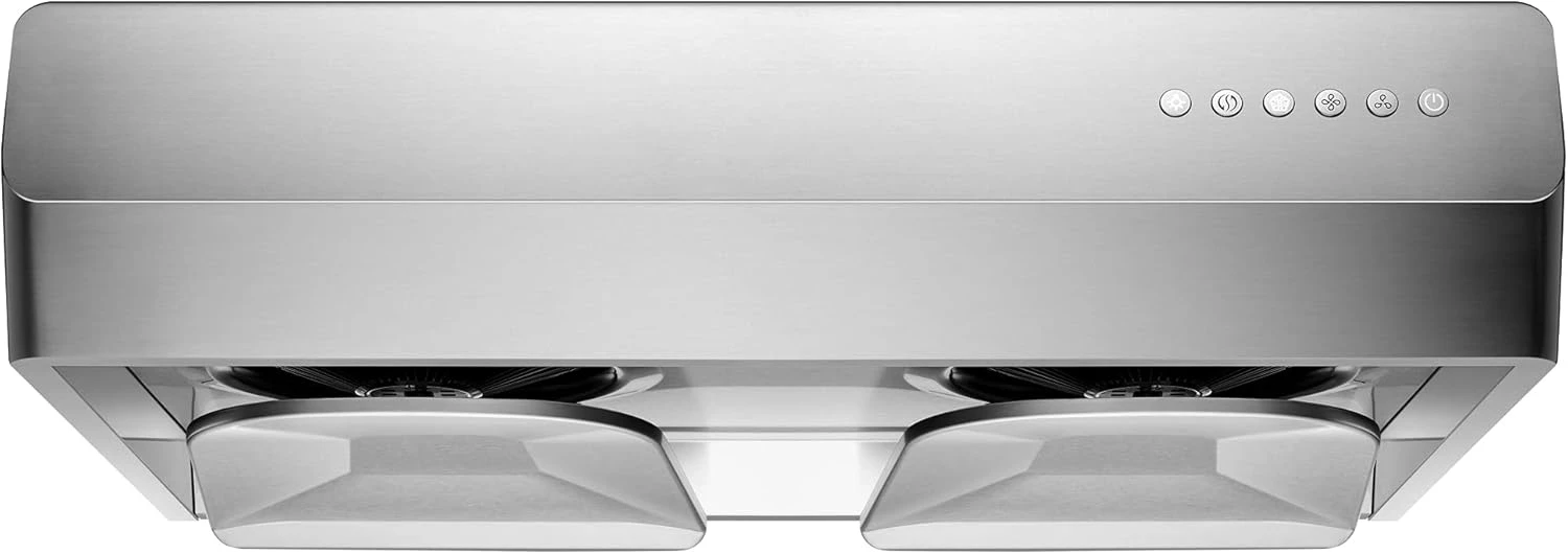 

Pixie Air UQS3001 30” Stainless Steel Under Cabinet Range Hood, 800 EQUIV. CFM Kitchen Over Stove