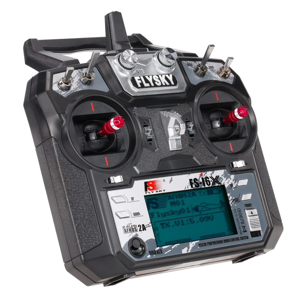 Trasmettitore Flysky FS-i6X 2.4GHz 10CH AFHDS 2A RC con ricevitore FS-iA6B per RC Drone aereo elicottero giocattoli \u0026amp Hobby