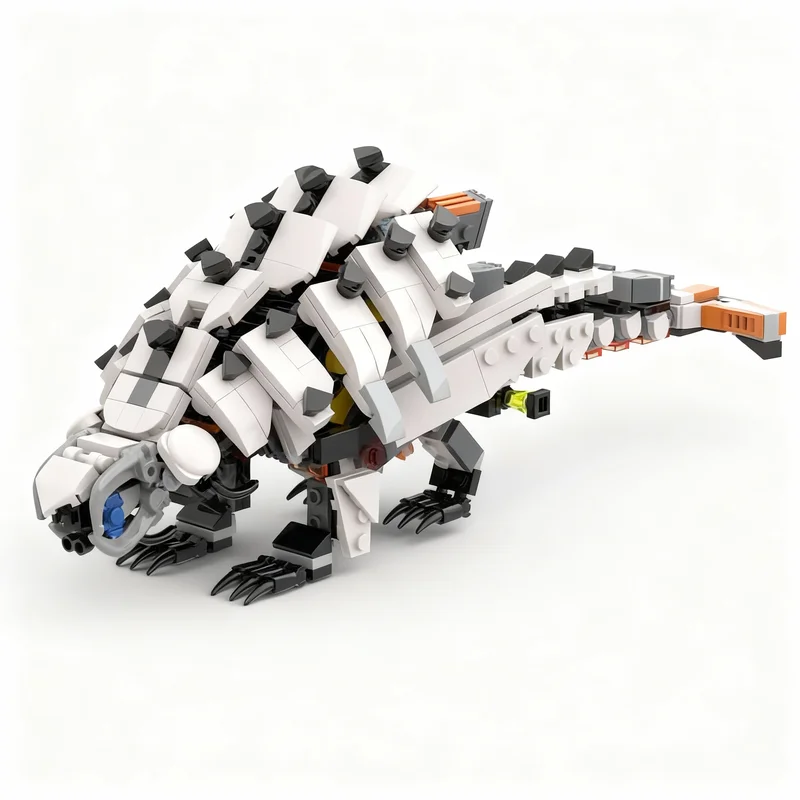 

655PCS MOC Game Series Rollerback Apex Horizon Forbidden West Model Collectible Display DIY Creative Bricks Home Decor Gift Set