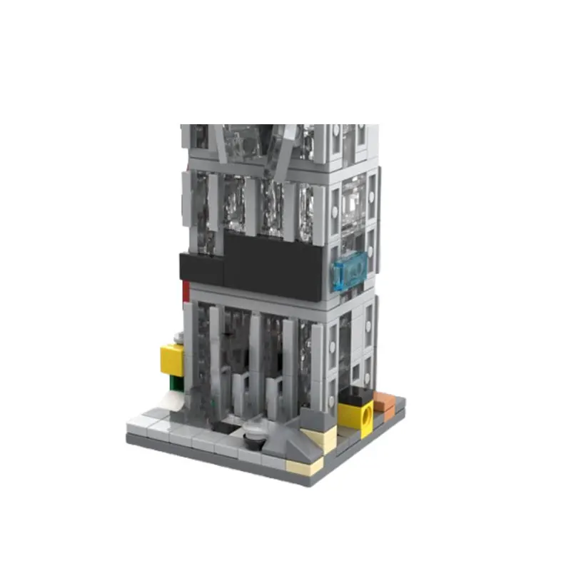 

New in stock MOC 580pcs Creative City Building DIY Small Particle Assembly Block Toy Model Gift Set Ornament