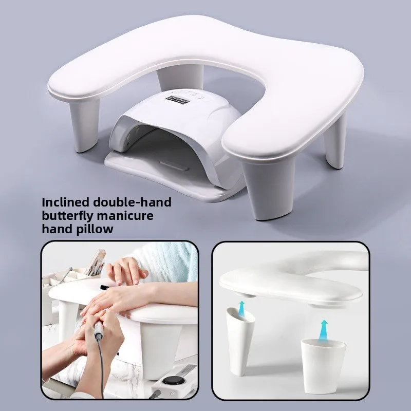 Manicure Hand Pillow Internet Celebrity Explosion Multifunctional Butterfly Manicure Hand Pillow Tilt Soft Pillow Tool