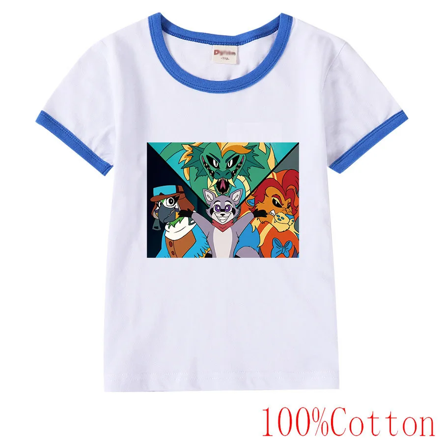 Camiseta de Juego Indigo Park para niños, ropa de verano para adolescentes, Tops de manga corta, Camiseta de algodón para bebés, ropa informal para niños