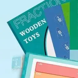 1 Set Piastrelle per frazioni magnetiche per bambini e cerchi di frazioni Manipolatori matematici per giocattoli educativi per frazioni magnetiche elementari