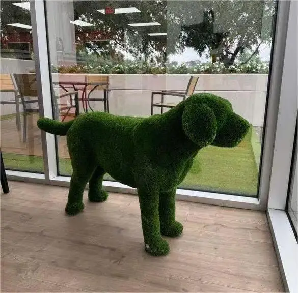 

Customizable Metal Artificial Grass for Home Garden Outdoor Steel Structure Synthetic Animal Dog Unique Plant for Outdoor Decor