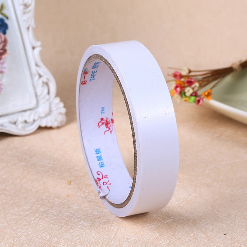 5Pcs Strong Adhesive Double Sided Tape Easy to Use Cut Tear Length Perfect for Crafts Office School Stationery