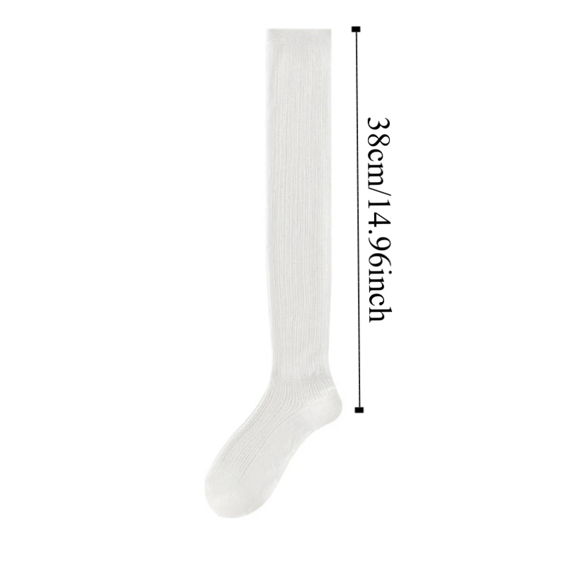 Skarpetki Lolita JK do połowy łydki z siateczki, jednolite, ultracienkie, podkolanówki, skarpetki z marszczeniem, japońskie skarpetki do połowy łydki, baletki