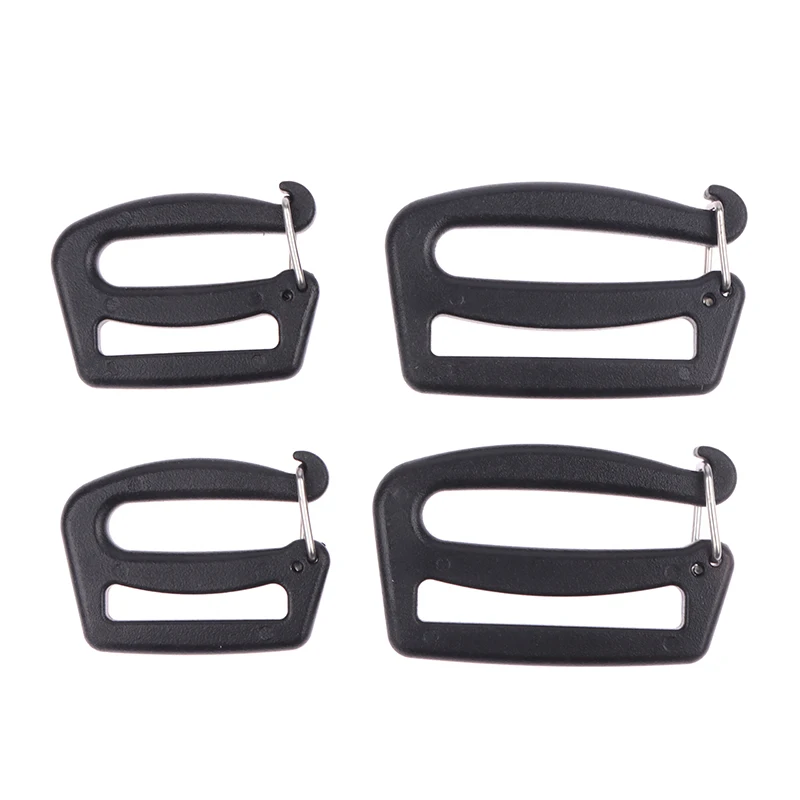 1/5/10 pcs DIY G Hook Webbing Buckles Quick Release 25/38mm Backpack Bag Clips For Luggage Sack Hiking Backpack Strap Outdoor