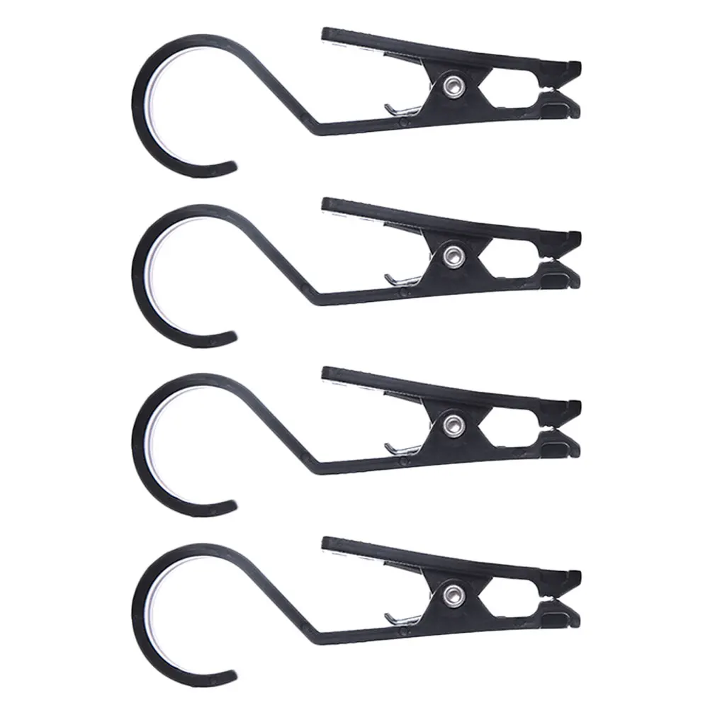 

4 Pcs Tent Hook Camping Tarp Clip with Canopy Clamp Anti-skid Pp Multi-function