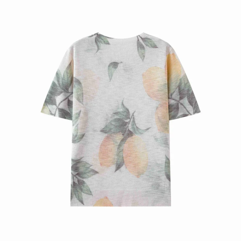 Spring Knitted Sweater For Women New Sweet Elegant Solid O Neck Pullover Drop Sleeves Knitted Tops Sunscreen Clothing