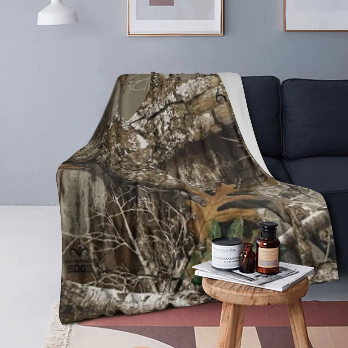 

Real Tree Blanket Soft Warm Flannel Throw Blanket Cover for Bed Living room Picnic Travel Home Sofa
