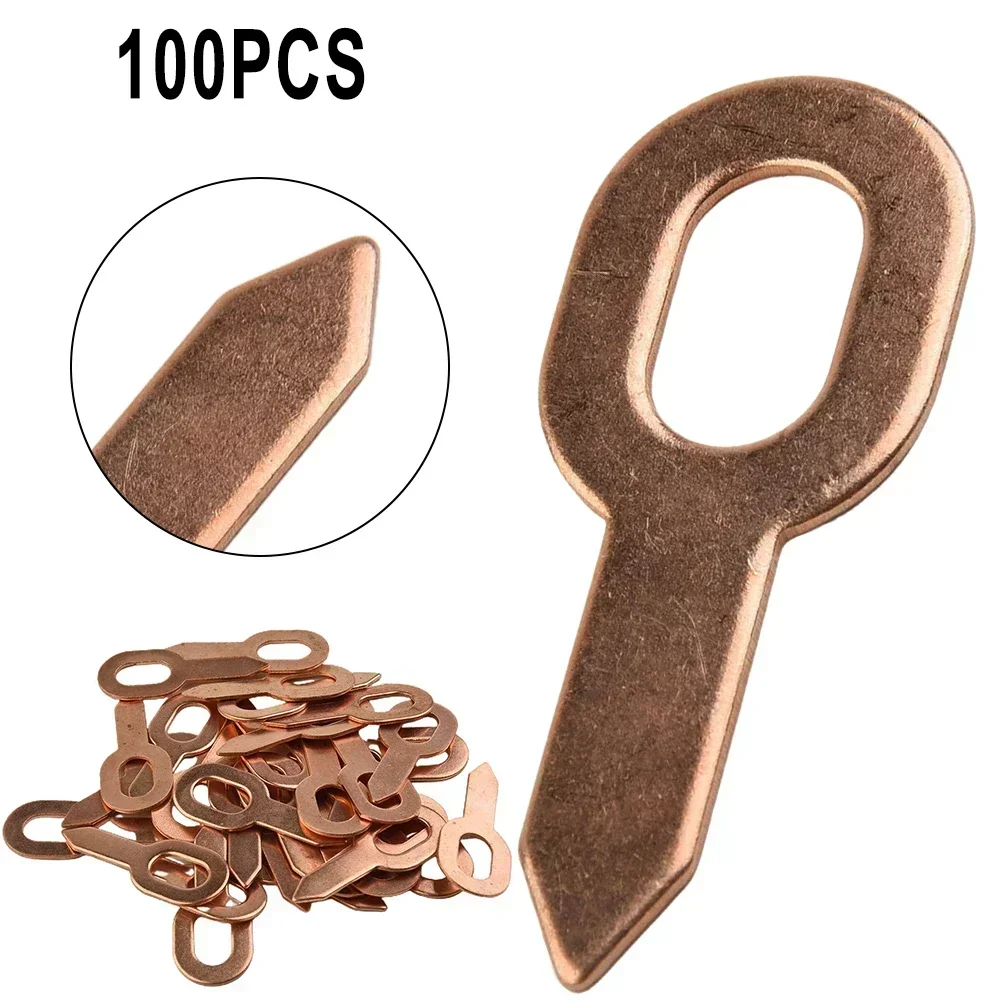 

100 Pcs Car Dent Puller Straight Pull Rings For Spot Weldings Welder Car Body Panel Pulling Washer Repair Tools Kits 55mm