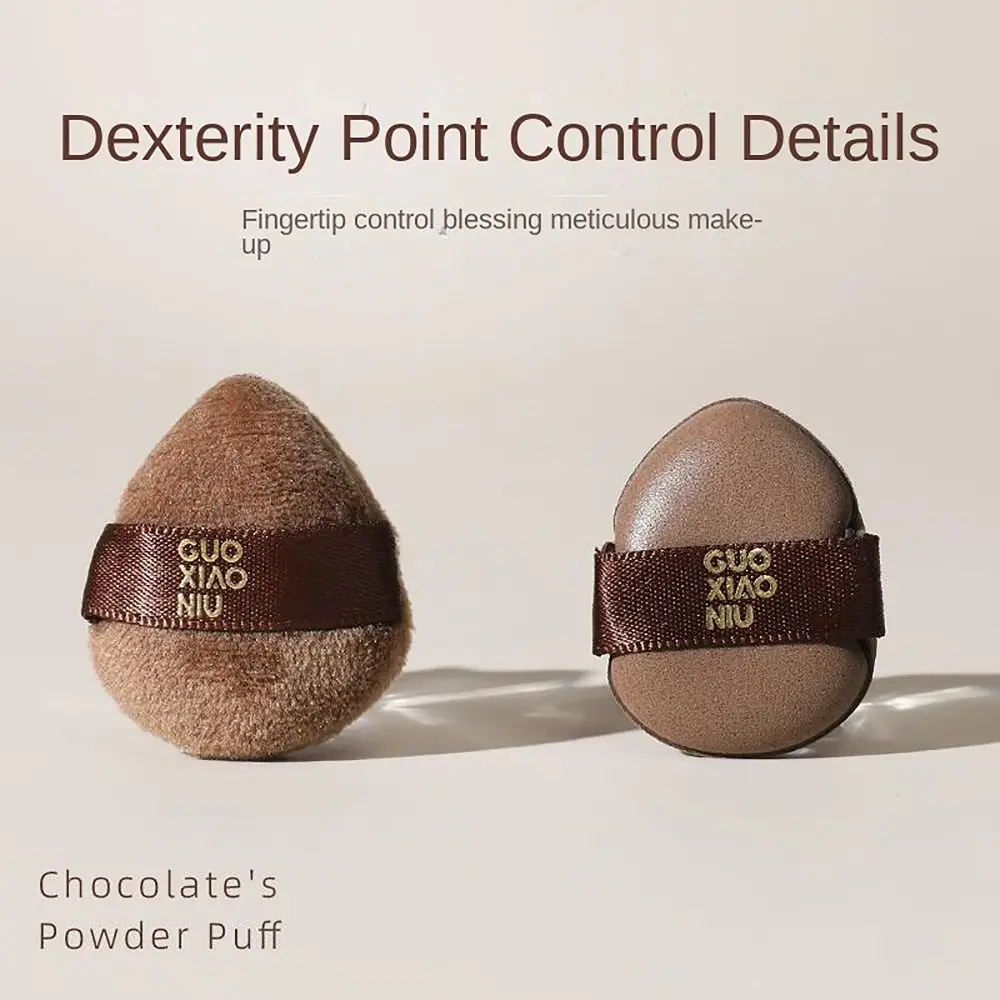 6 قطعة/صندوق دائم الجاف الرطب استخدام ماكياج خلاط نفث مزدوجة الوجهين ماكياج أداة مسحوق نفخة إسفنجة أساس لجمال المرأة