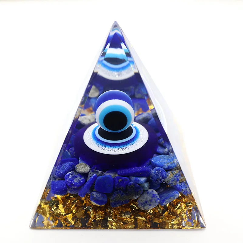Cross-Border Foreign Trade Crystal Pyramid Epoxy Resin Strength Factory Home Decoration