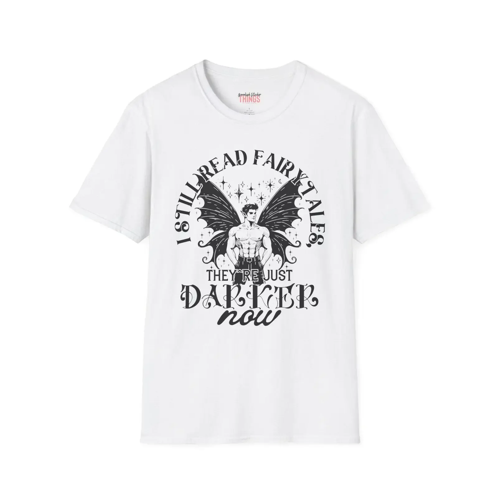 bookish fantasy dark romance booktok booklovers Softstyle T Shirt vintage Washed Slightly Stretched fashion graphic Soft homme