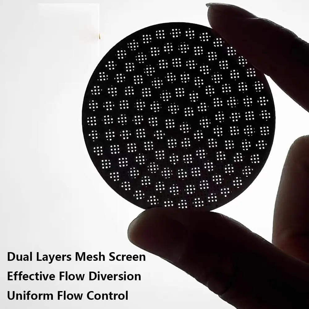 58mm Espresso Puck Screen 0.8mm Thickness Stainless Steel Reusable Coffee Filter Designed for Bottomless Portafilter Baskets