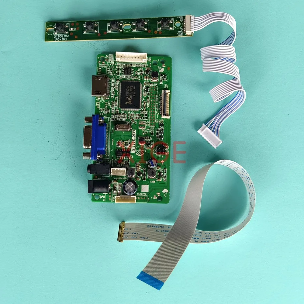 

Комплект DIY Плата контроллера драйвера ЖК-дисплея для B140HAN02.0 B140HAN02.1/2.4 HDMI-совместимая 1920x1080 EDP 30-контактная VGA 14-дюймовая панель ноутбука