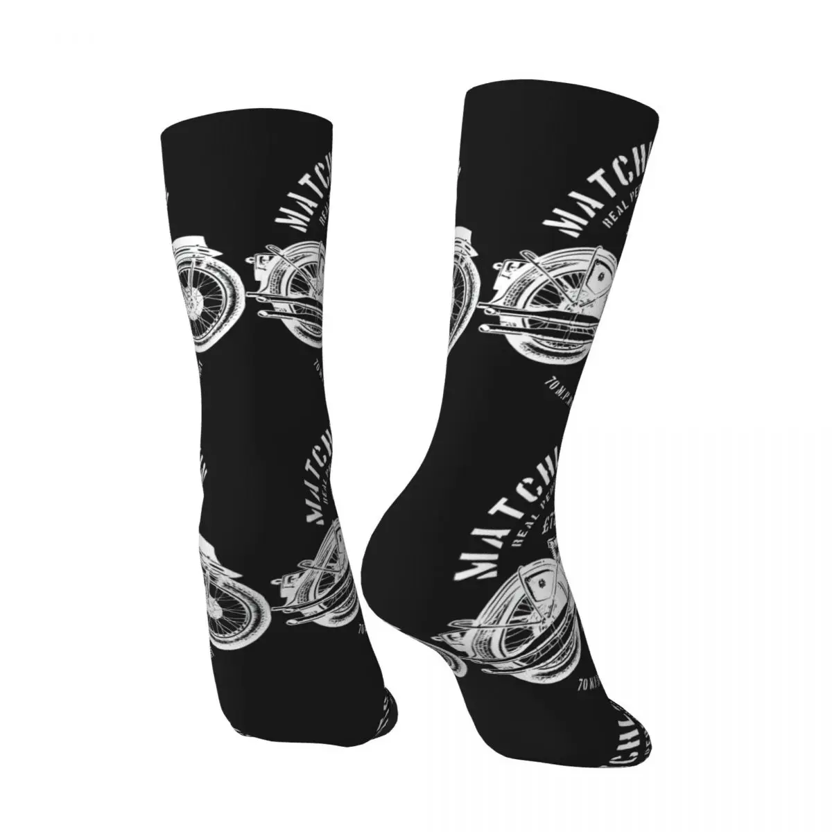 Funny Happy Men's compression Socks Impressive Vintage Harajuku Matchless Street Style Novelty Seamless Crew Crazy Sock Gift