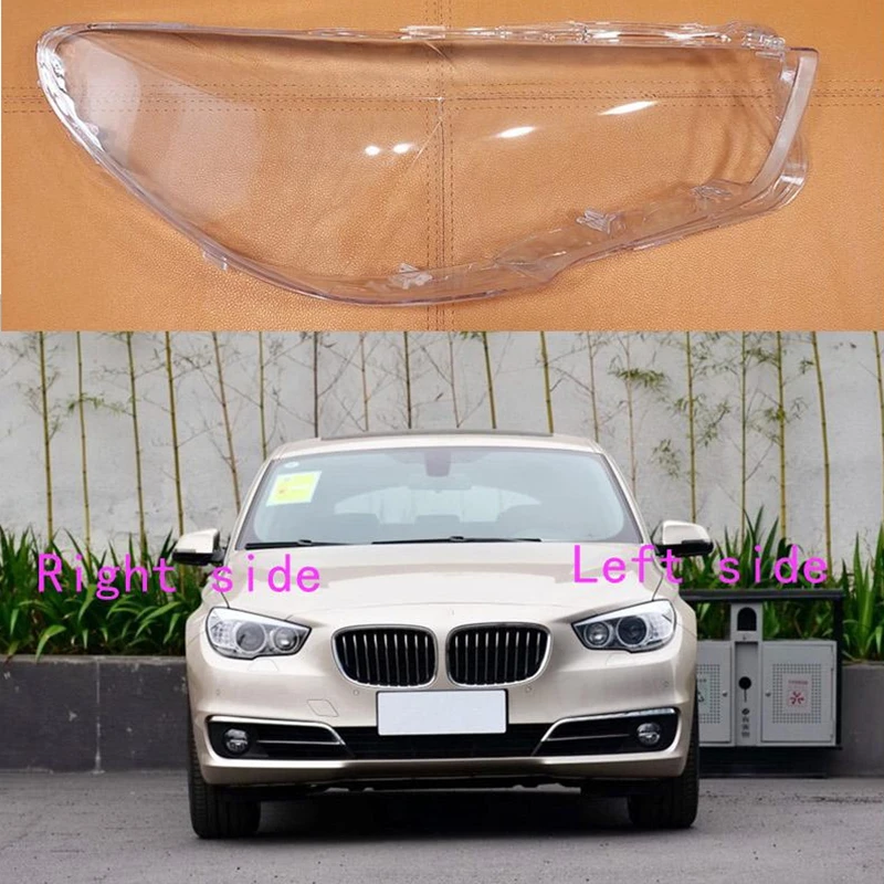 Car Headlight Lens For BMW 5 Series GT F07 2010 2011 2012 -2017  Headlamp Cover Car Replacement Front Auto Shell Cover