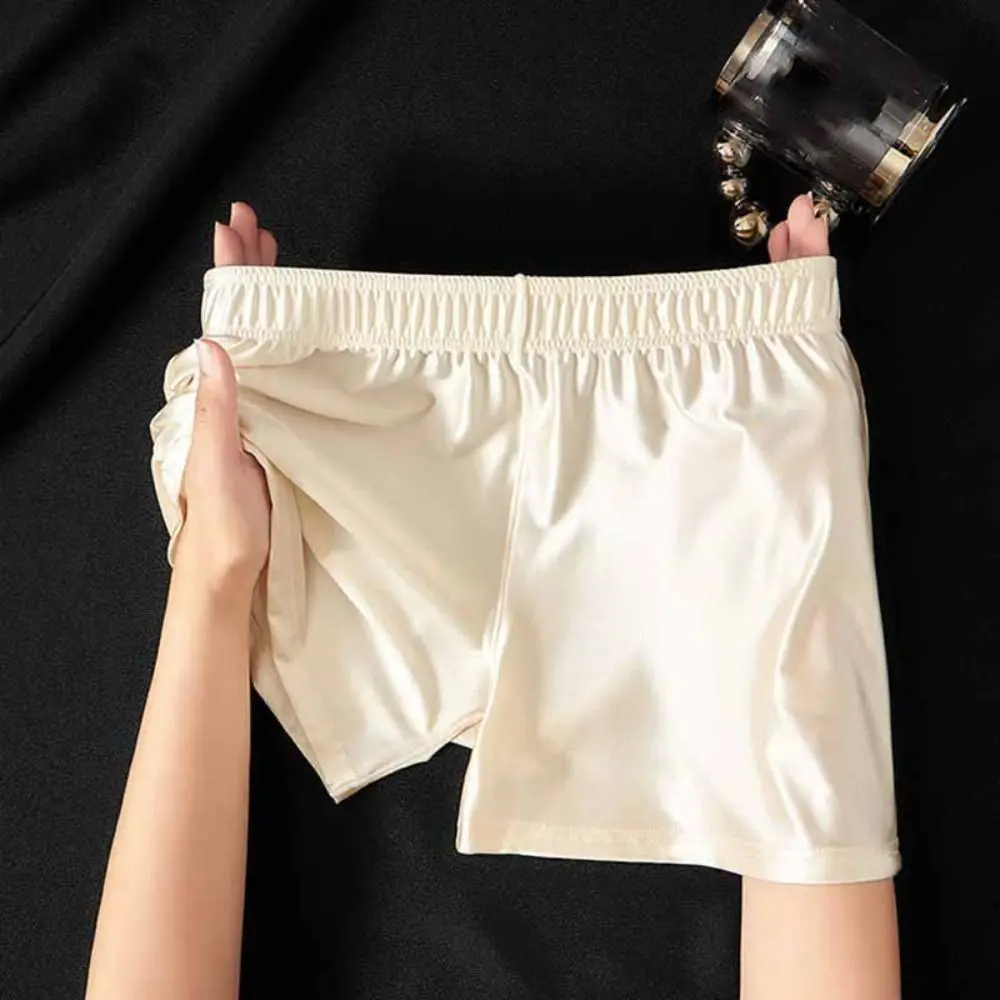 3 قطعة تنفس حجم كبير الرجال سراويل داخلية للرجال منتصف الخصر سلس الملابس الداخلية للرجل الملابس الداخلية مرونة وصمة عار الحرير سراويل الذكور #3