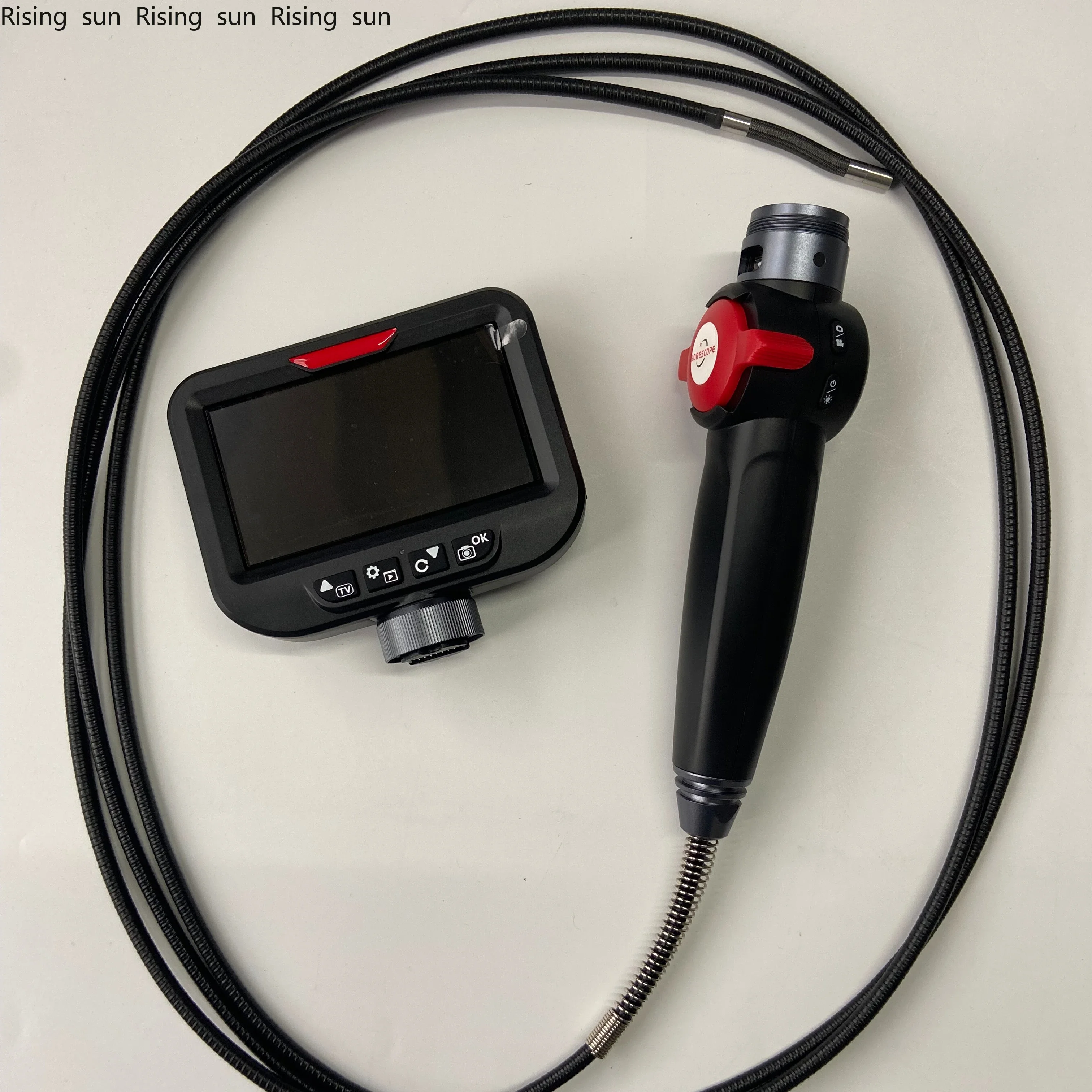 Handheld Inspection Video Borescope With 5.5mm  Lens 1.5M Testing Cable Waterproof IP67  2 Way Articulating
