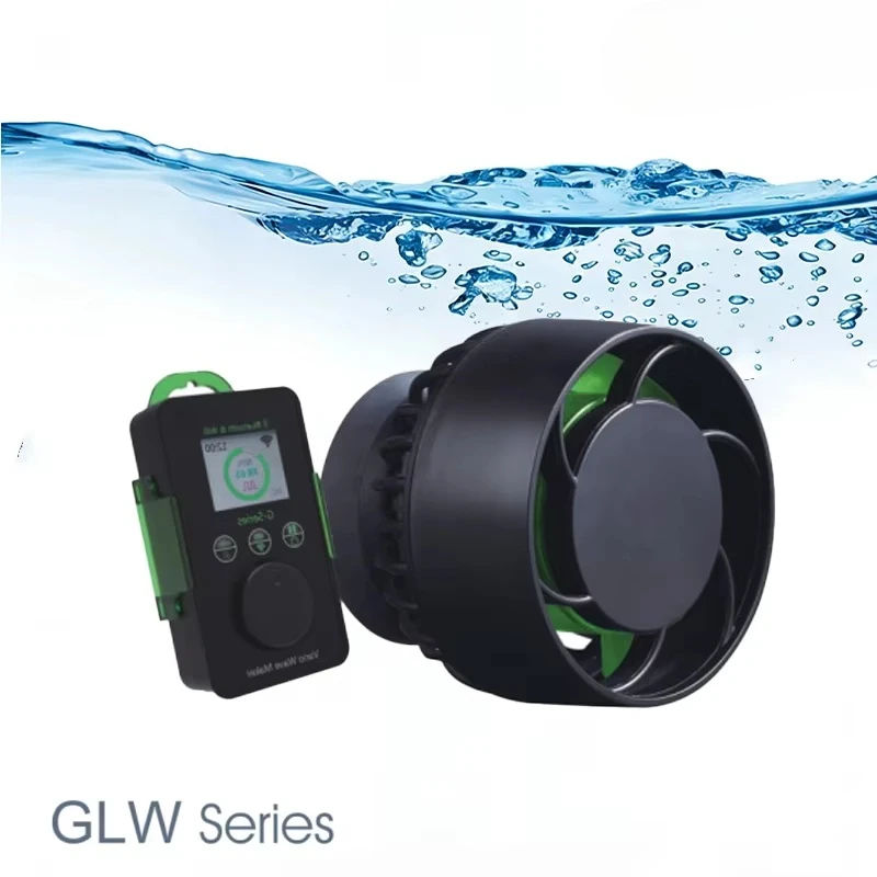 

GLW Series WIFI/BT Aquarium Wave Pump with LCD Controller 110-240V Silent Adjustable Wave Pump 2026 New