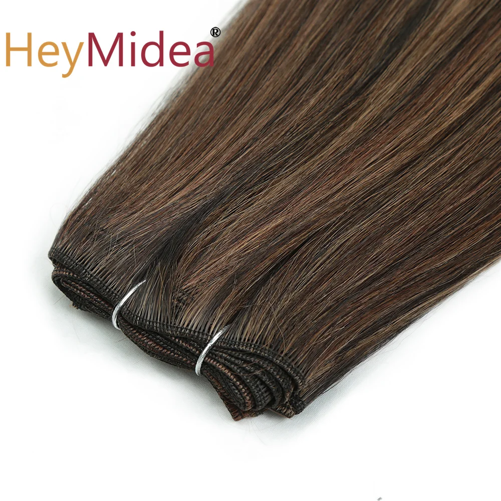 الاصطناعية حزم من شعر مفرود 26 بوصة/150 جرام صالون وصلات شعر طبيعية أومبير العظام مستقيم الشعر النسيج كامل حتى النهاية للنساء