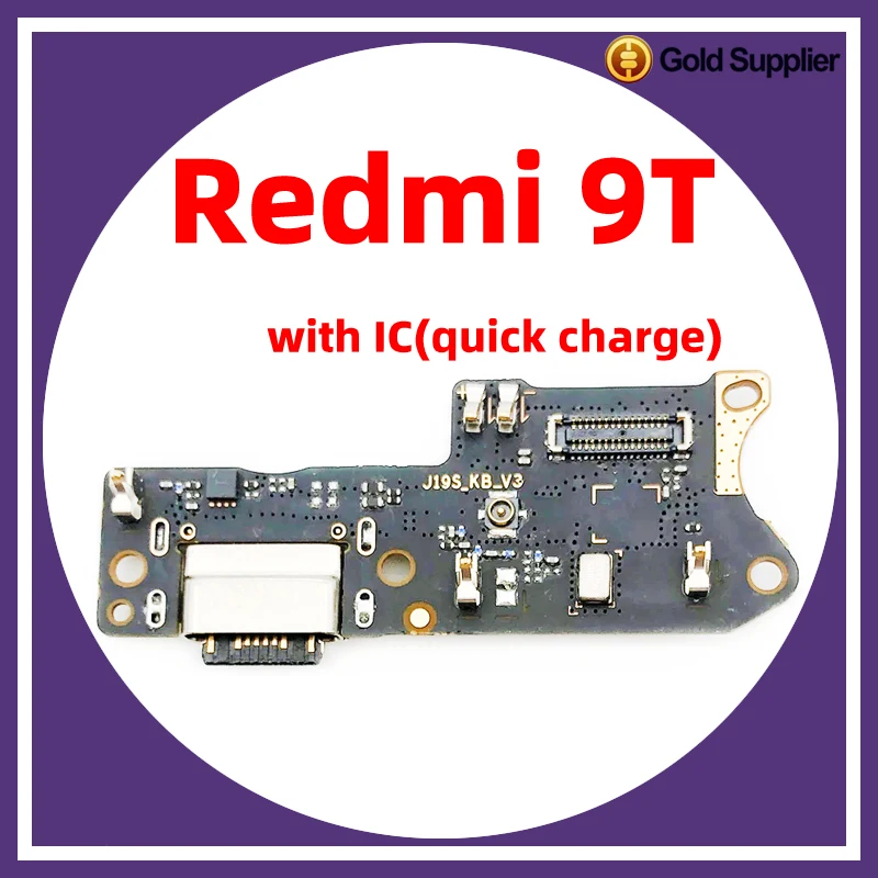 

For xiaomi redmi 9T Dock Connector USB Charger Charging Port Flex Cable Board Replacement