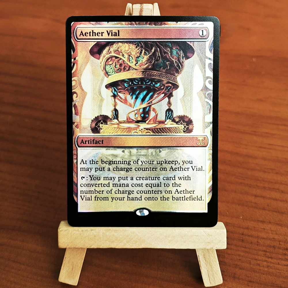 Cataclysmic Gearhulk/Aether Vial/Ensnaring Bridge/Sword of Peace/Scroll Rack-TCG Rare Exclusive Foil Game Cards Gather - view 3