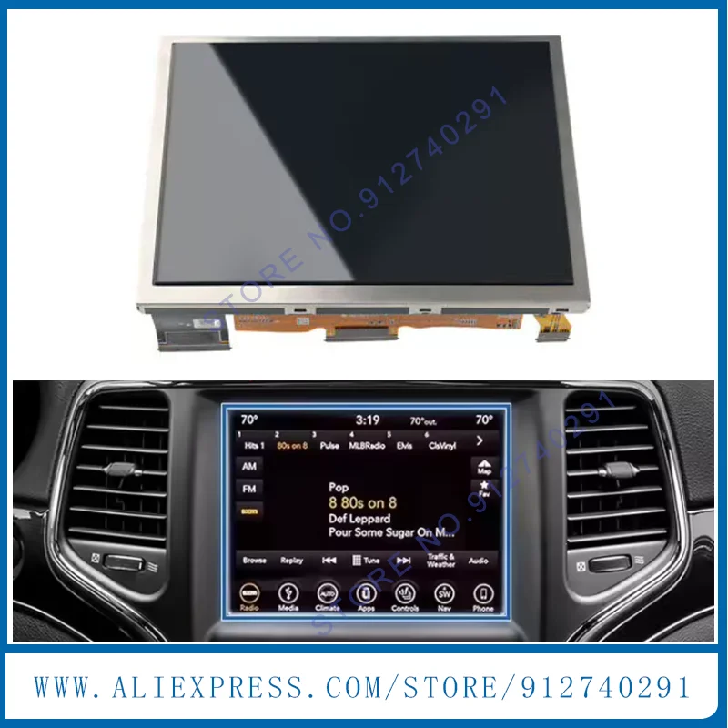 

TDO-XGA084J00001 TDO-XGA084J00001-V5 LMB5J00001-V4BL-A 8,4-дюймовый сенсорный ЖК-дисплей для Jeep Grand Cherokee 2018-2022 годов выпуска