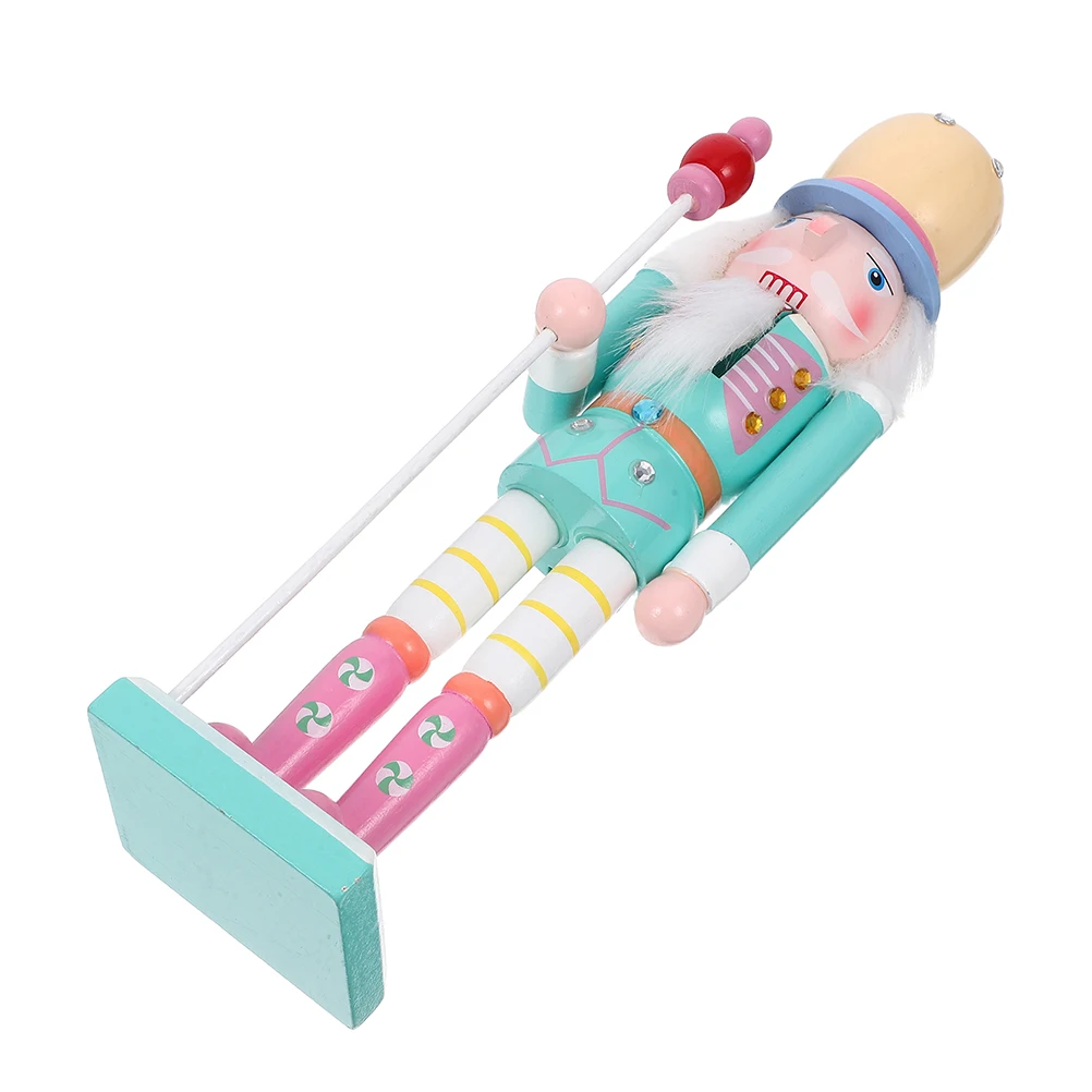 

Crafts Nutcracker Ornament Desktop Decor Holiday Macaron Decorative Festival Nurcracker Child