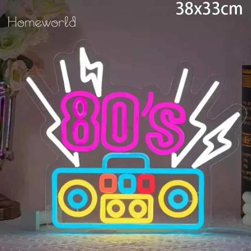 Back To The 90'S Neon LED Sign Retro Game Console Room Decoration For Retro Store Disco Living Room Party Dimmable Wall Lamp