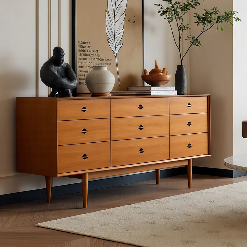 

Side cabinet carved against the wall Home living room Locker Sofa back cabinet