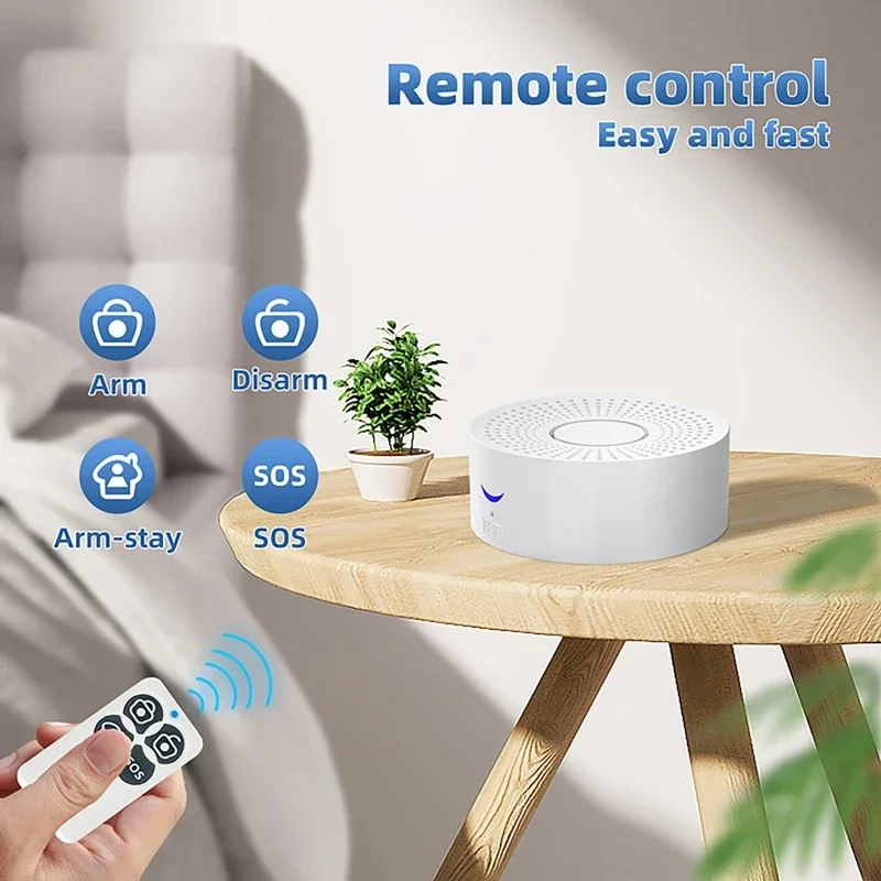 433 MHz Smart Home Tuya WiFi Sensore porta 120dB Apri Chiudi Rilevatore finestra Allarme di sicurezza con Alexa Google APP Controllo remoto