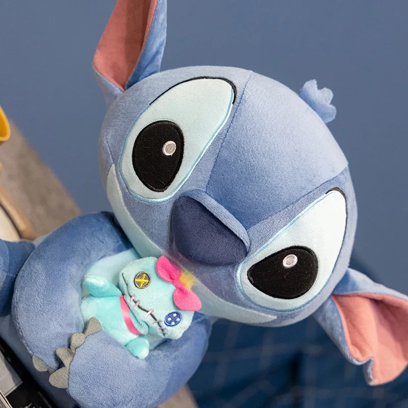 20/28 cm Originele Stitch Knuffel Mooie Gevulde Anime Stitch Met Scrump Pop Cartoon Knuffels Verjaardagscadeautjes Meisje Kinderen