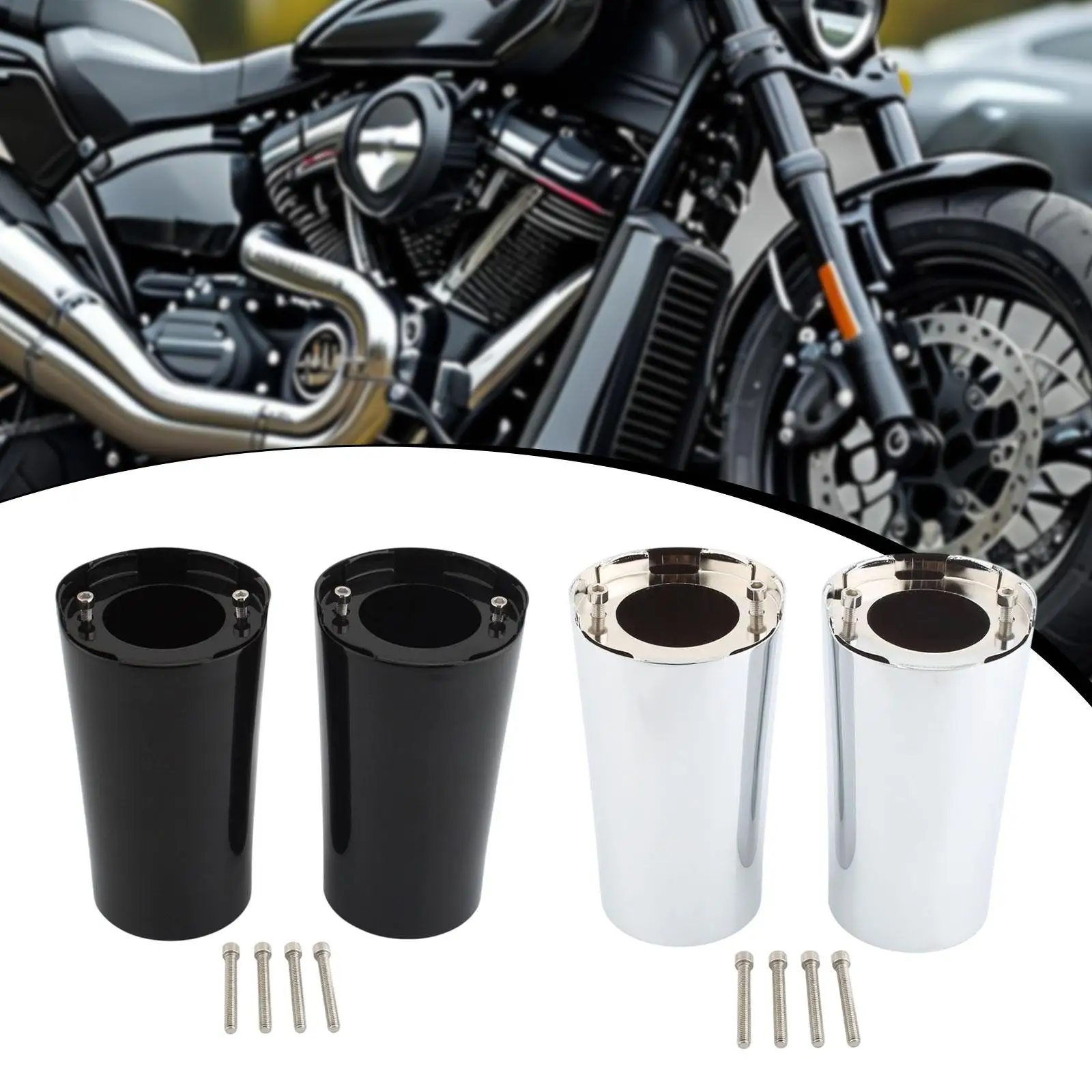 

2-х шт., верхняя крышка слайдера вилки, модифицированная с ЧПУ рукав амортизатора для мотоцикла