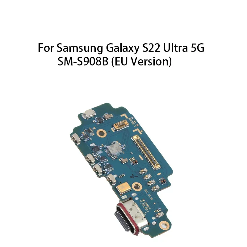 Gefenis Org Charging Flex For Samsung Galaxy S22 Ultra 5G SM-S908B USB Charge Port Jack Dock Connector Charging Board Flex Cable
