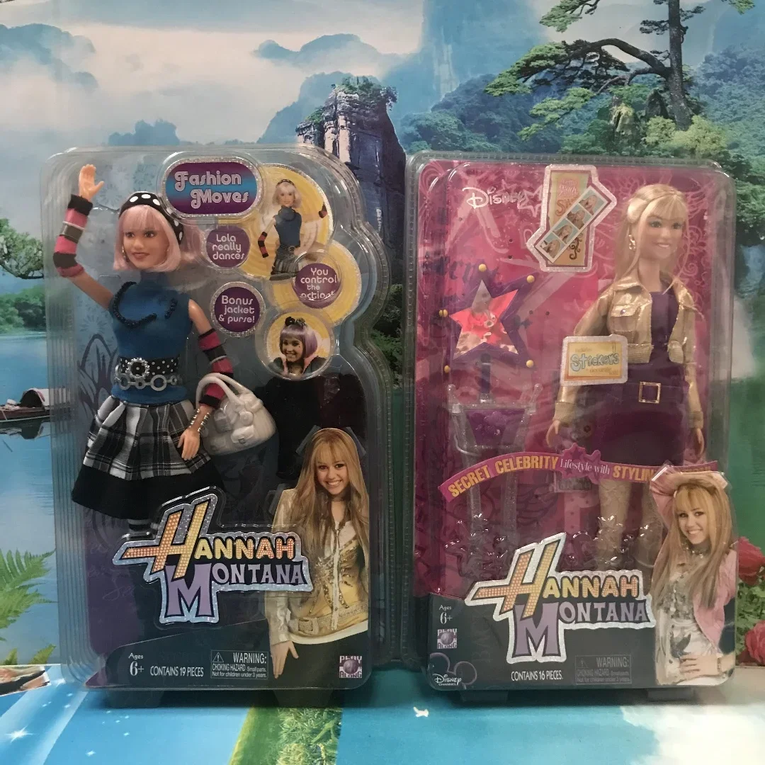 

Фигурка аниме Disney Hannah Монтана 30 см, ПВХ, подарок на день рождения, модные сменные ИГРУШКИ, кукла для мобильности, детские подарки
