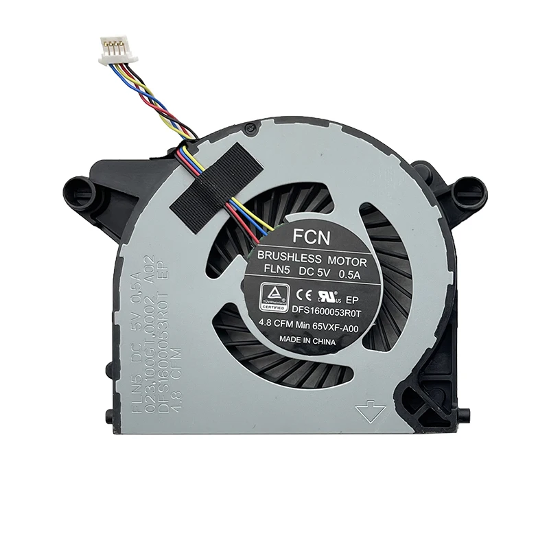 مروحة تبريد جديدة لوحدة المعالجة المركزية للكمبيوتر المحمول DELL OptiPlex 7090 7070 Ultra 65VXF FLN5 DFS 1600053 R0T CN-065VXF