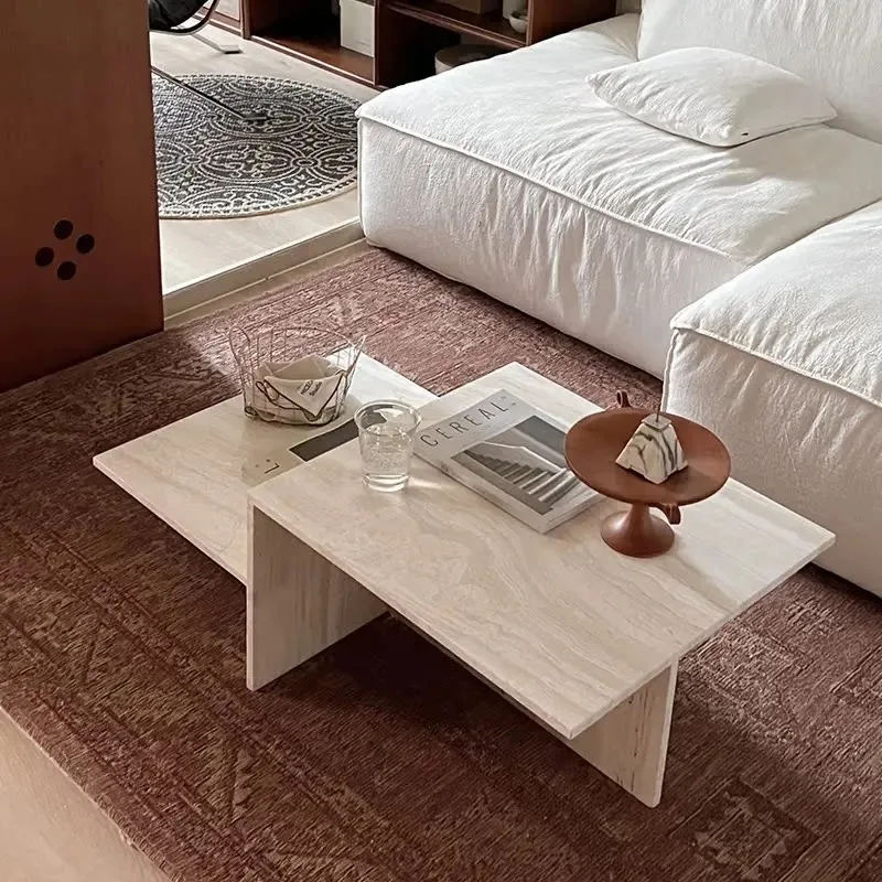 

Irregular Designer Coffee Table Aesthetic Waterpoor Quality Creativity Coffee Table Space Saving Kaffee Tische Room Decorations