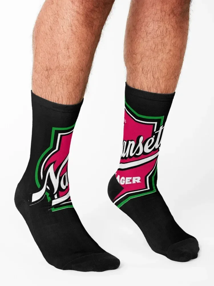 Narragansett Harpoon brewing Beer logo beer brewery traditional logo Socks Heating sock summer Soccer Boy Child Socks Women's