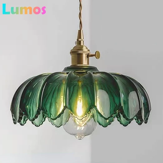 

Glass Pendant Light Kitchen Restaurant Bedroom Bedside Kitchen Vintage Loft Cafe Bar Decoration Hanging Lamp Ceiling Chandeliers