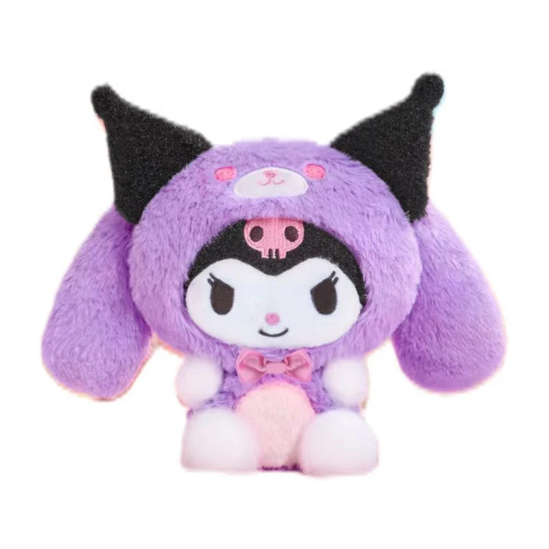 Echte Overjoyed Series Kuromi Vinyl Pluche Blind Box Toy Leuke Anime Figuur Hanger Pop Kerst- en verjaardagscadeau voor meisjes