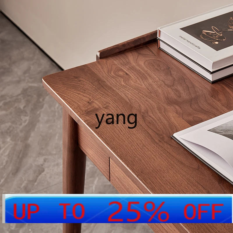 

LMMall solid wood modern simple desk home Nordic light luxury writing desk study desk