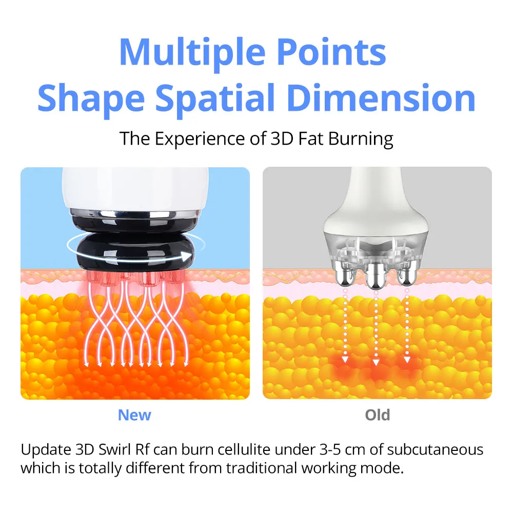 آلة التجويف الأرستورم 2.5 4 في 1 360 °   آلة رفع الجسم للتخسيس بالموجات فوق الصوتية الدوارة 2.5