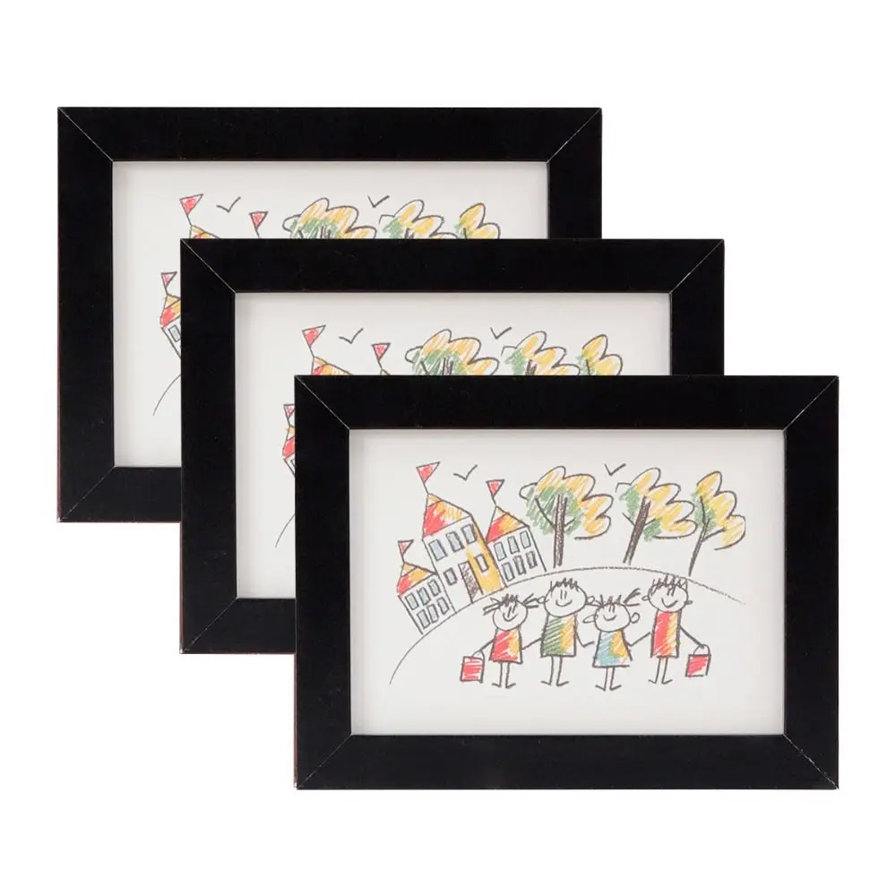 

Detachable Magnetic Picture Frames Visual Window Dustproof Children Drawing Display Rack Wall Mount Multifunction